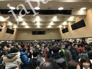 The hall is alive with whisky fans.